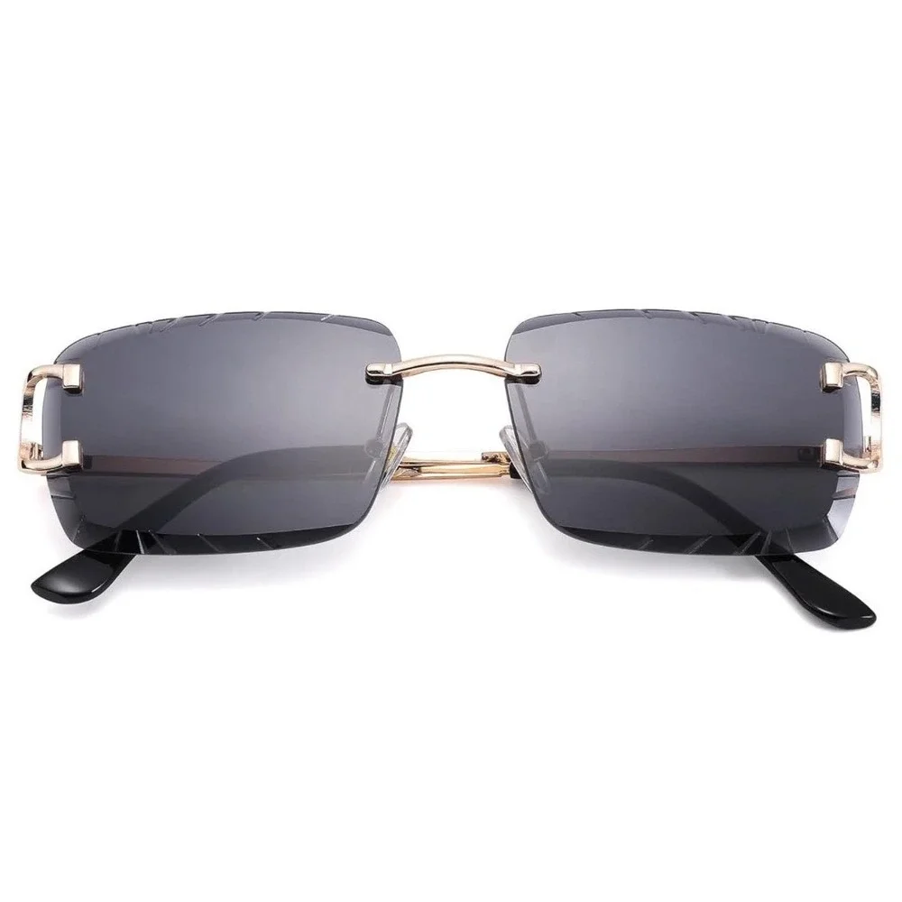 Rectangle Sunglasses Men Fashion Vintage Driving Shades Aviator Festival‎ Casual